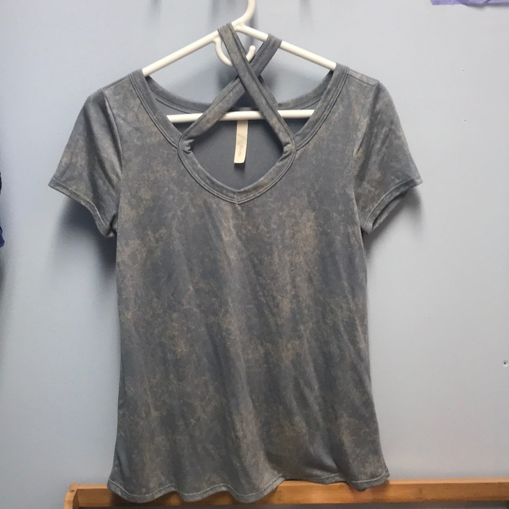 BLUE DETAILED FASHION TOP